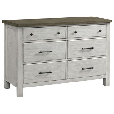 Eastern Shore Timber Ridge 6-Drawer Dresser in Weathered Washed Sierra, , large