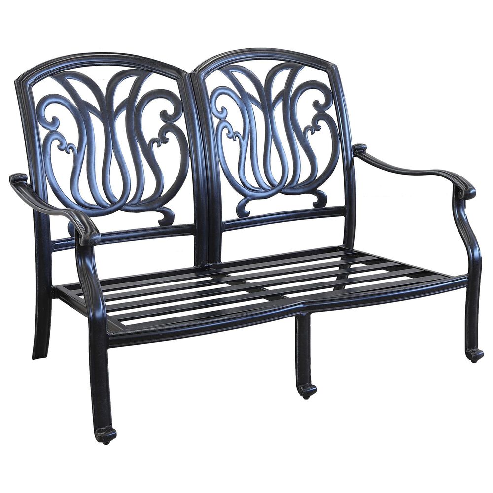 GatherCraft Geneva Patio Loveseat in Linen Beige, , large