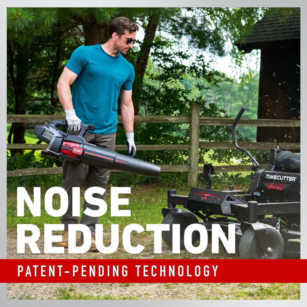 Toro 900 CFM Brushless Leaf Blower with 4.0Ah Battery in Red, , large