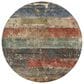 Dalyn Rug Company Nouveau NV6 8" Round Fern Indoor/Outdoor Area Rug, , large