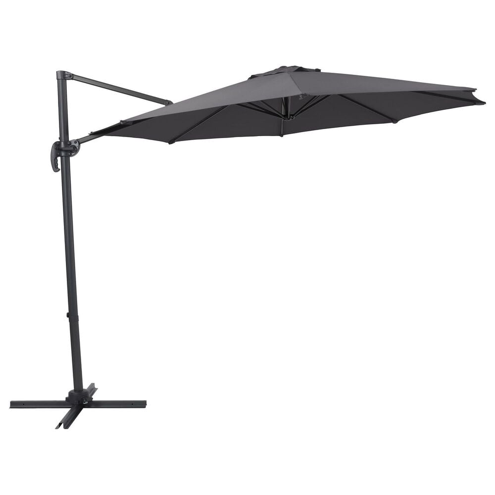CorLiving Patio Offset Umbrella in Grey, , large