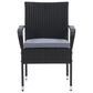 CorLiving Parksville 5-Piece Patio Dining Set in Black/Ash Gray, , large