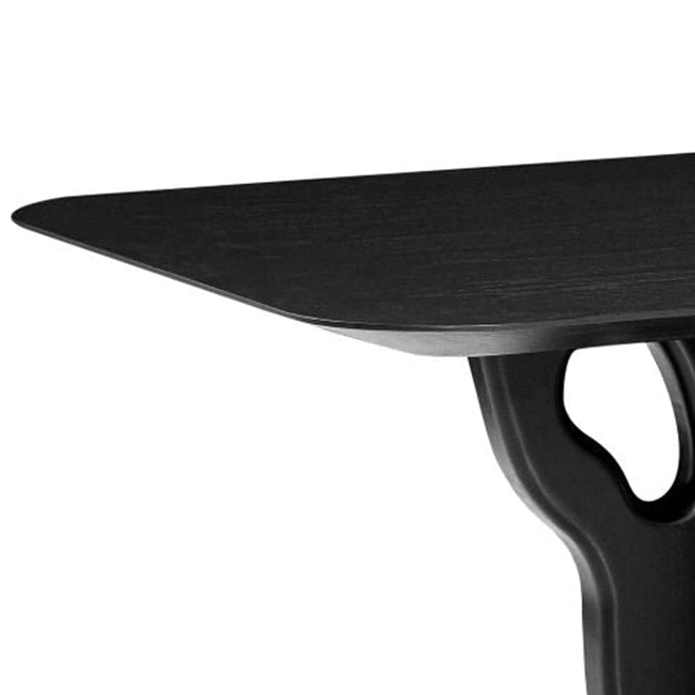 Herval Corporation Suma 86&quot; Dining Table in Black Oak - Table Only, , large