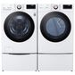 LG 7.4 Cu. Ft. Front Load Electric Dryer with TurboSteam in White, , large