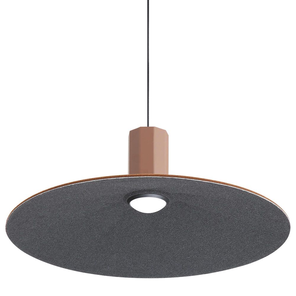 Golden Lighting Faroe 20" 1-Light LED Pendant in Coffee and Black, , large