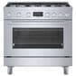 Bosch 36" Freestanding Dual Fuel Range in Stainless Steel, , large
