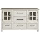 Ashley Shaybrock 3-Piece Queen Bedroom Set in Antique White and Brown, , large