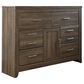 Ashley Juararo 6-Drawer Dresser in Dark Brown, , large