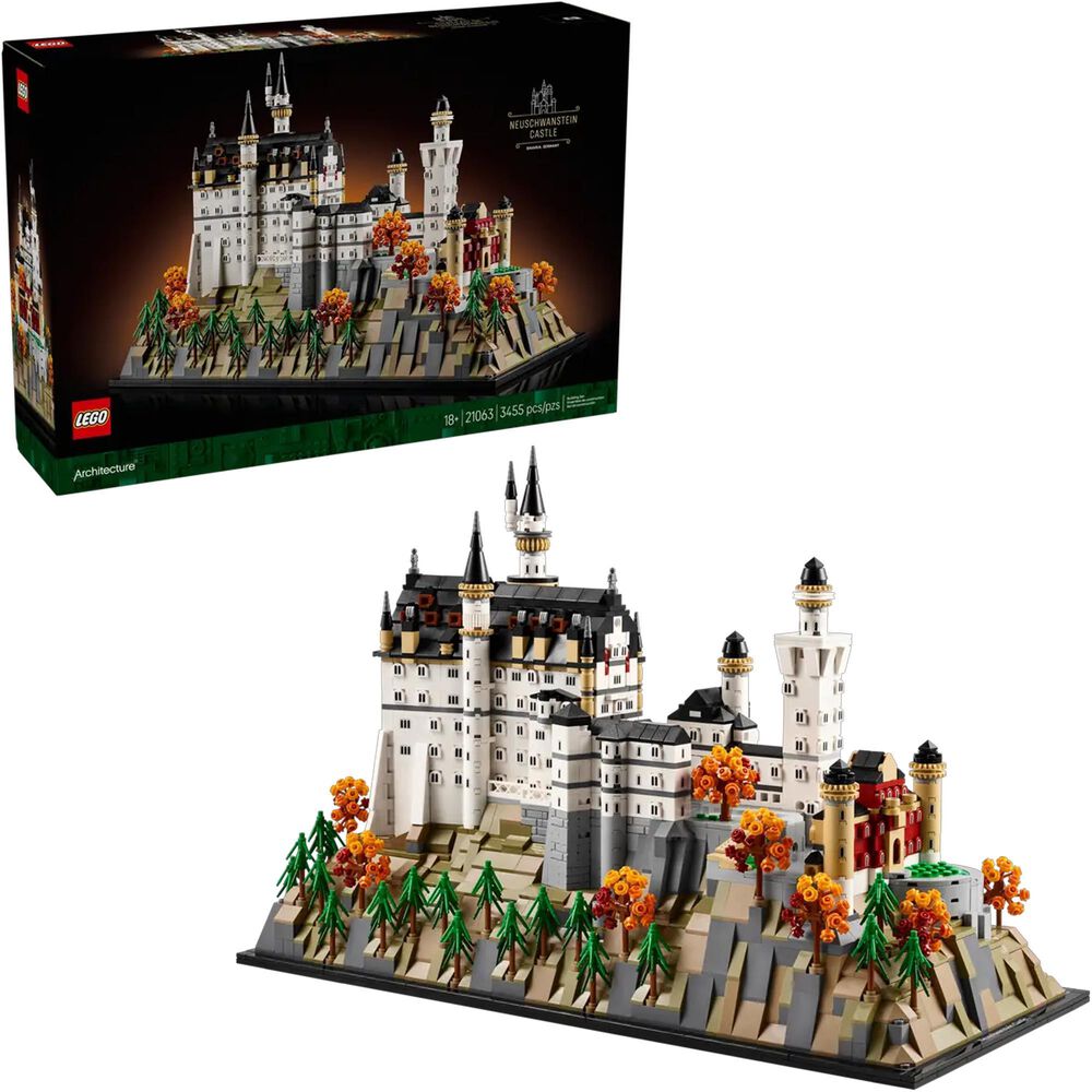 LEGO Architecture Neuschwanstein Castle Building Set, , large