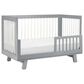 Babyletto Hudson 2 Piece Nursery Set in Grey and White, , large