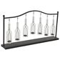 Maple and Jade 20" x 36" Metal Lantern in Black, , large