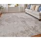 Feizy Prasad Ivory and Beige 8" x 11" Area Rug, , large