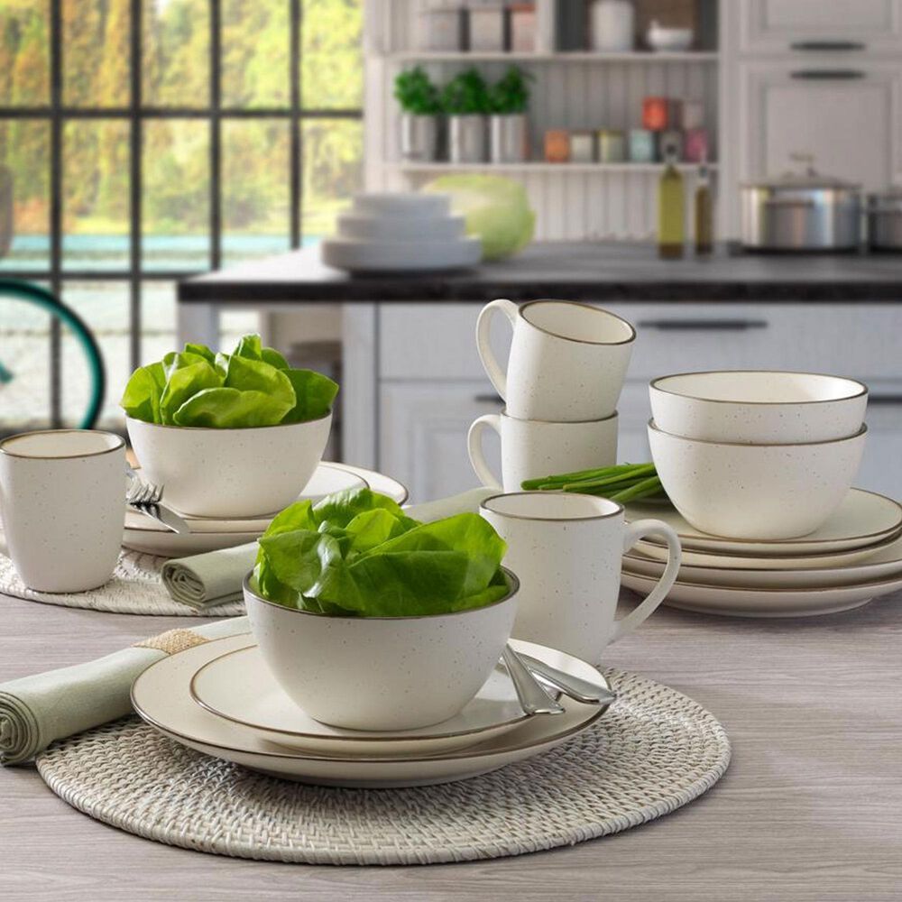 Mikasa Juliana Cream 16 Piece Dinnerware Set, , large