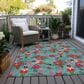 Dalyn Rug Company Wonderland WN30 3" x 5" Teal Indoor/Outdoor Area Rug, , large