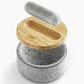 Joseph Joseph Dash Pestle and Mortar with Bamboo Lid in Grey and Brown, , large