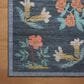 Rifle Paper Co. x Loloi Rosa Hawthorne 2" x 5" Navy Runner, , large