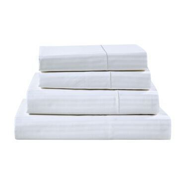 Trade Linker 4-Piece King 500 Thread Count Sheet Set in White, , large
