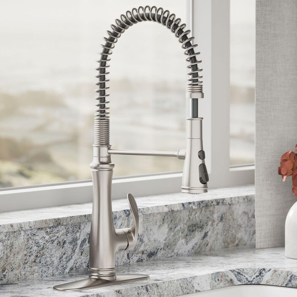 Kohler Bellera Semi-Professional Pull Down Kitchen Sink Faucet in Vibrant Stainless, , large