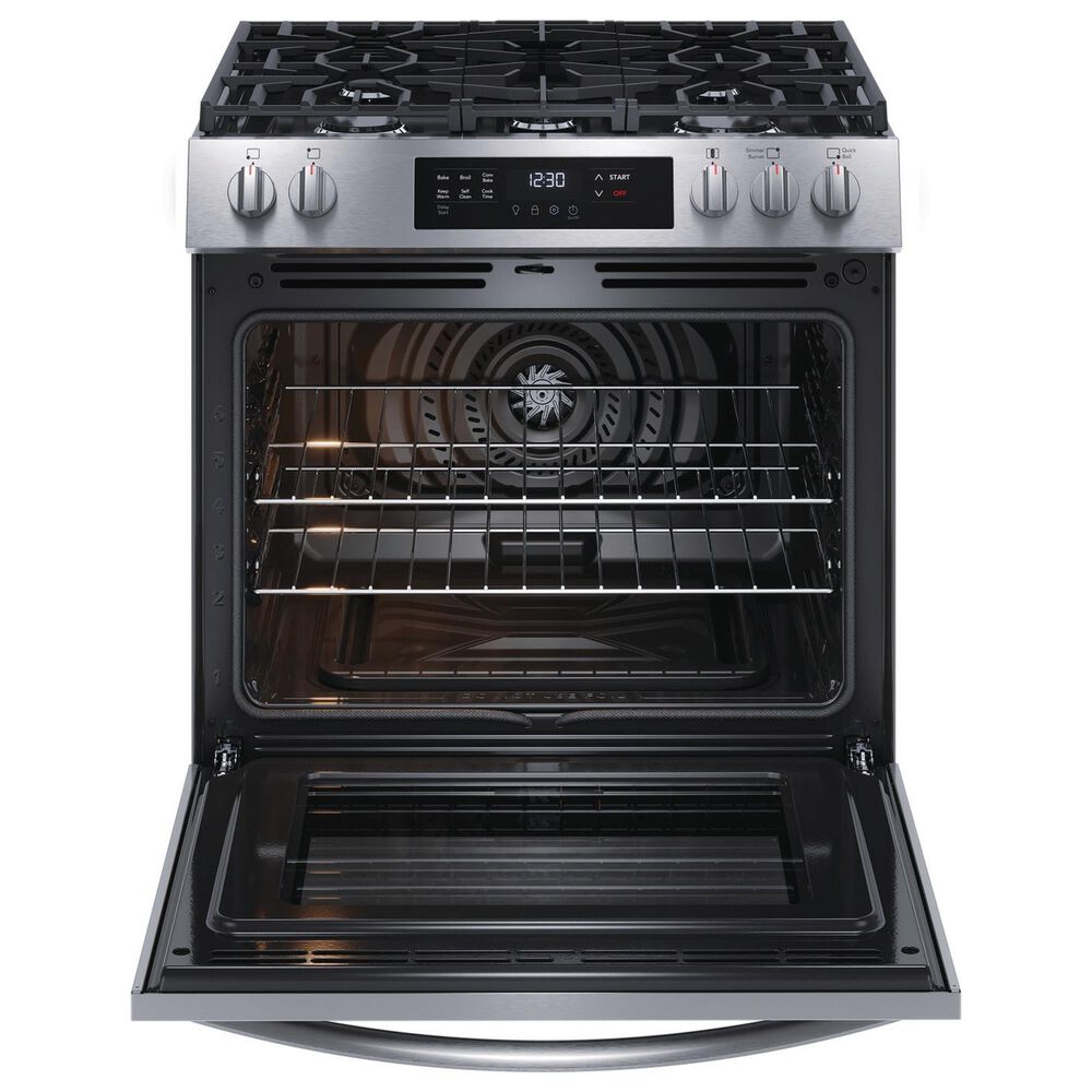Frigidaire 2-Piece Kitchen Package with 30&quot; Gas Range and 1.8 Cu. Ft. Over-the-Range Microwave in Stainless Steel, , large