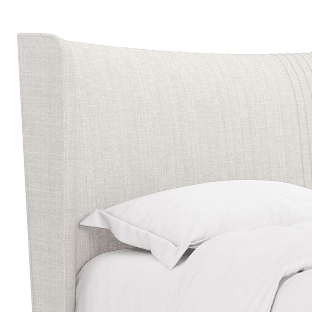 Vantage Mezzanine King Upholstered Shelter Bed in Dove Gray, , large
