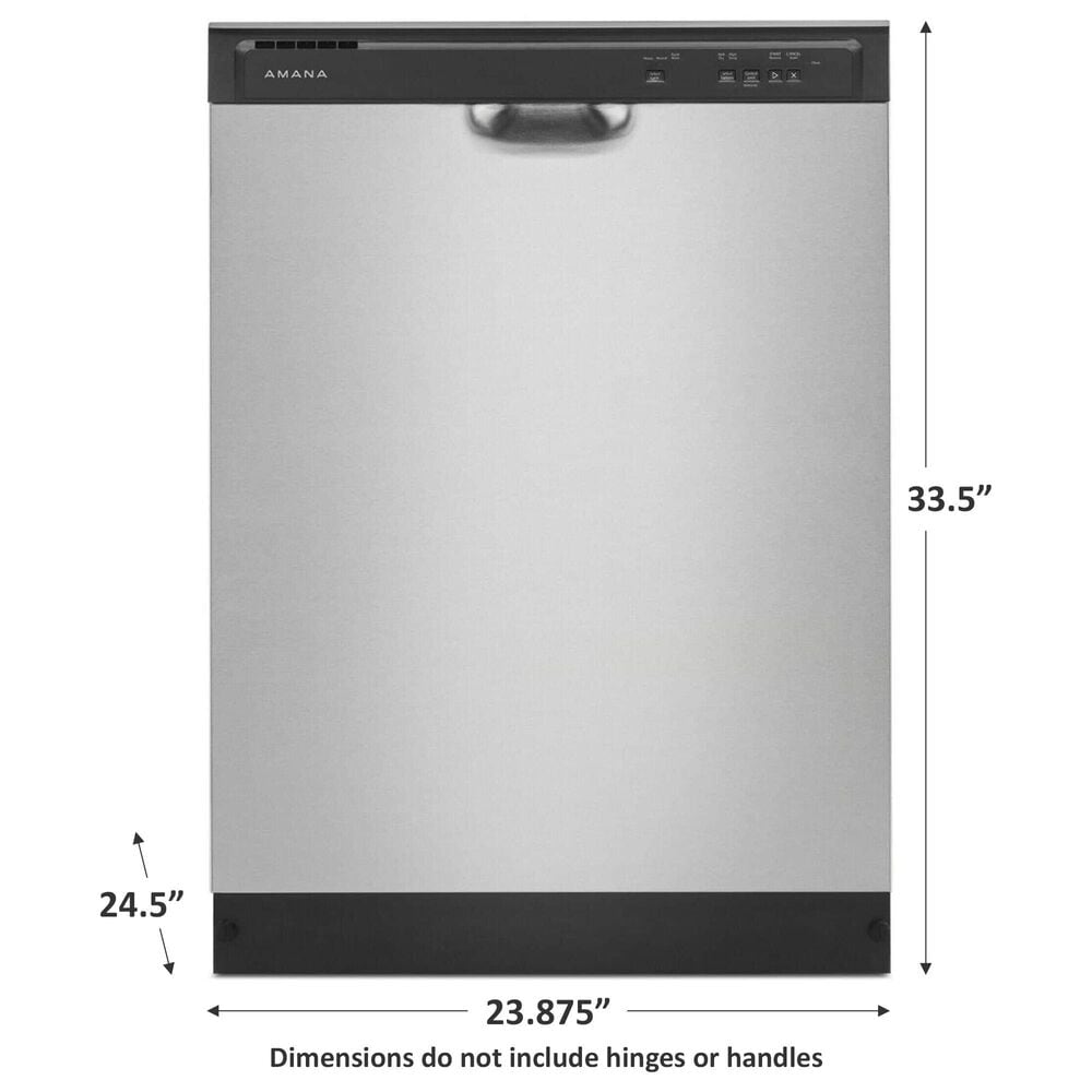 Amana Dishwasher with Triple Filter Wash System in Stainless Steel, , large
