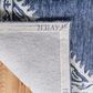 Safavieh Micro-Loop MLP605M 2"3" x 7" Blue and Ivory Runner, , large