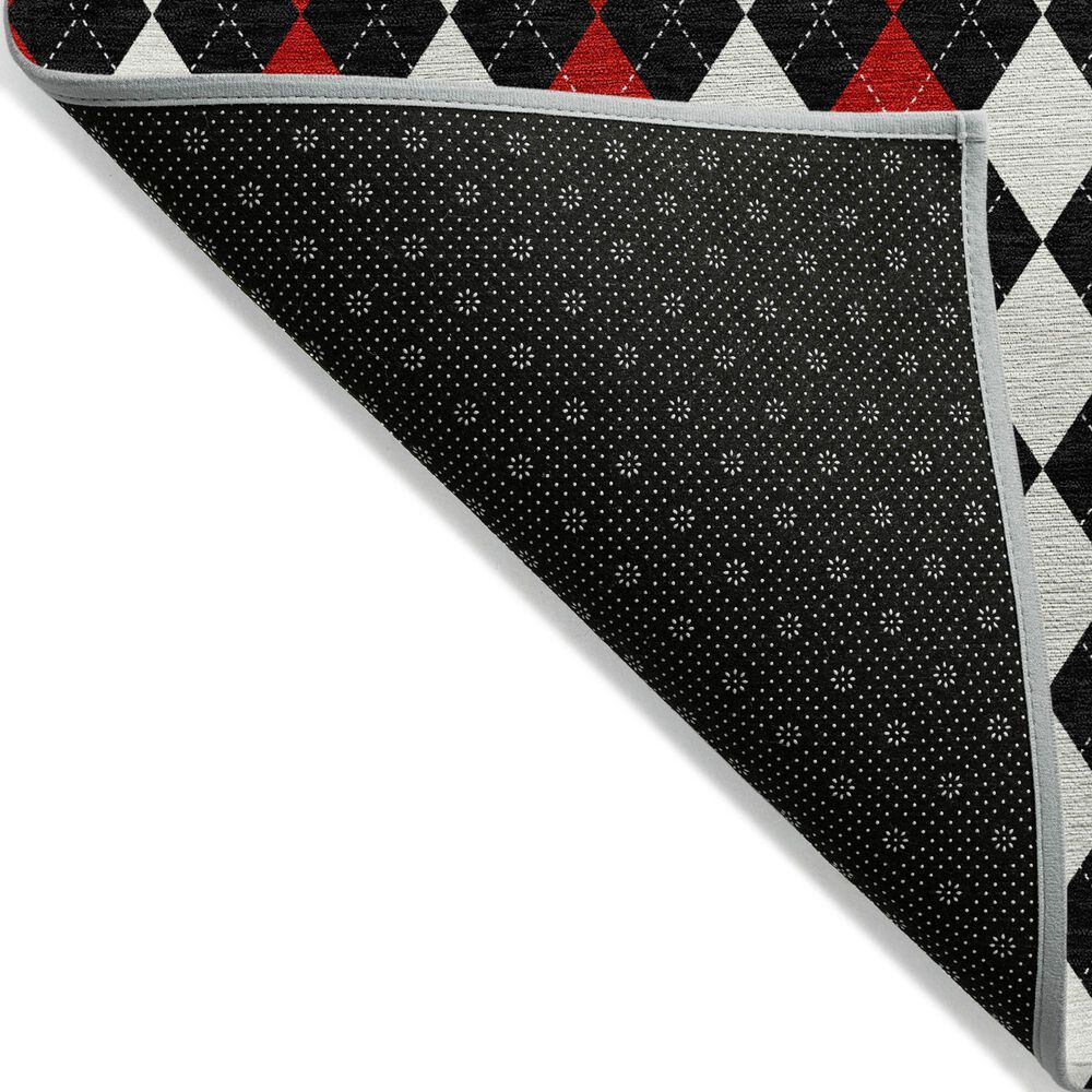 Dalyn Rug Company Wonderland WN20 2&#39;6&quot; x 3&#39;10&quot; Black Indoor/Outdoor Area Rug, , large