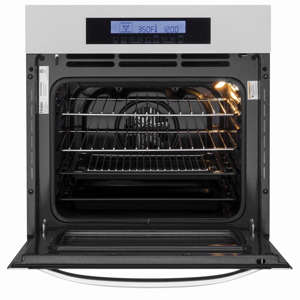 Haier 24&quot; Single Wall Oven with Convection in Stainless Steel, , large