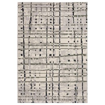 Dalyn Rug Company Karma KM4 5"1" x 7"5" Grey Area Rug, , large