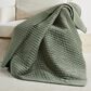 Levtex Velvet Stitch 50" x 60" Quilted Throw in Green, , large