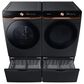 Samsung 7.5 Cu. Ft. AI Smart Dial Electric Dryer with Super Speed Dry and MultiControl in Brushed Black, , large