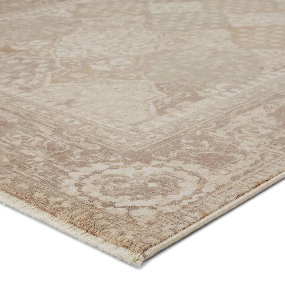 Jaipur Vienne Lourdes 2&#39;6&quot; x 8&#39; Simply Brown Runner, , large