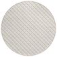 Dalyn Rug Company York 6" Round Ivory Indoor/Outdoor Area Rug, , large