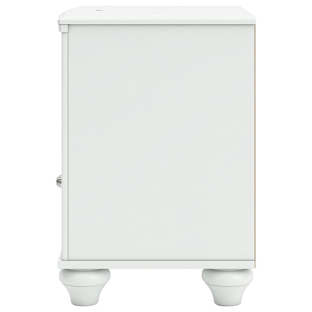Ashley Kozlani 5-Piece Twin Panel Storage Bedroom Set in Matte White, , large