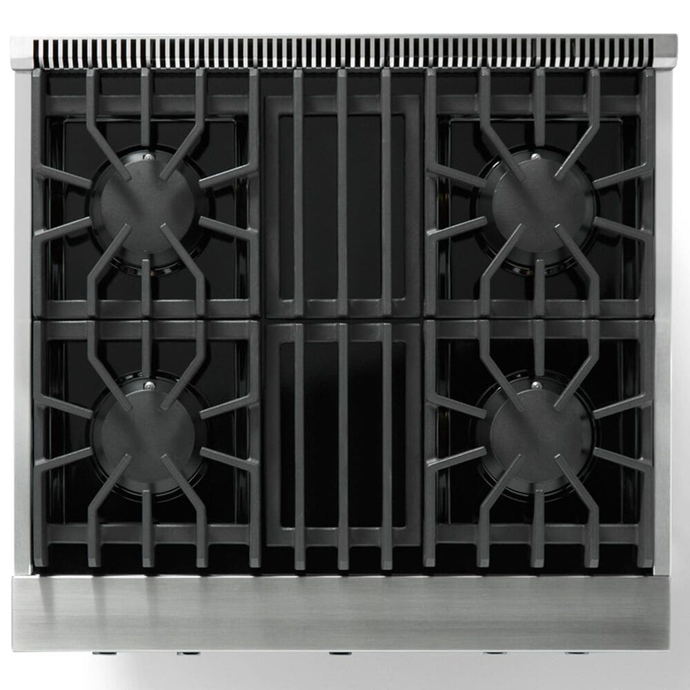 Viking Range 5 Series 30" Sealed Burner Gas Range in Cast Black, , large