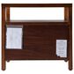 Butler Specialty Company Nora 2-Drawer Wide Nightstand with Open Shelf in Walnut, , large