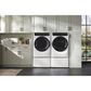 Electrolux 4.5 Cu. Ft. Front Load Washer and 8.0 Cu. Ft. Electric Dryer with Pedestal with Spacious Storage Drawer in Matte White, , large