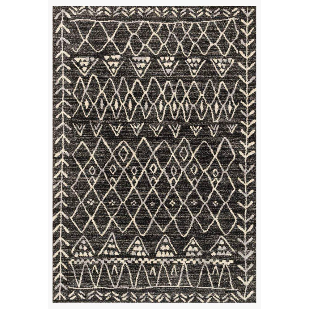 Loloi Emory EB-09 2"5" x 7"7" Black and Ivory Runner, , large