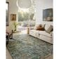 Loloi II Anniston Lagoon and Multicolor 7"6" x 9"6" Area Rug, , large