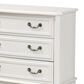 Baxton Studio Gabrielle 3-Drawer Storage Cabinet in White, , large