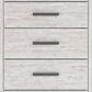 Ashley Cayboni 5-Drawer Chest in Whitewash, , large