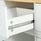 HOMLUX 53" Kitchen Island with Drop-Leaf in White, , large