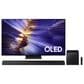 Samsung 55" Class S90F OLED 4K Vision AI - Smart TV with Q-Series 3.1.2 Channel Soundbar System in Graphite Black, Space Titan and Titan Black, , large