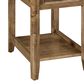 Archbold Furniture Carson 1-Drawer Chairside Table with Shelf in Bark, , large