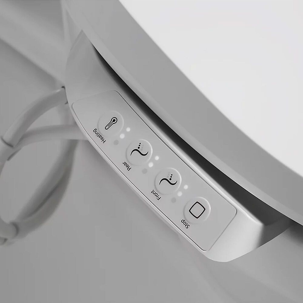 Kohler PureWash E700 Elongated Bidet Toilet Seat with Remote Control in White, , large