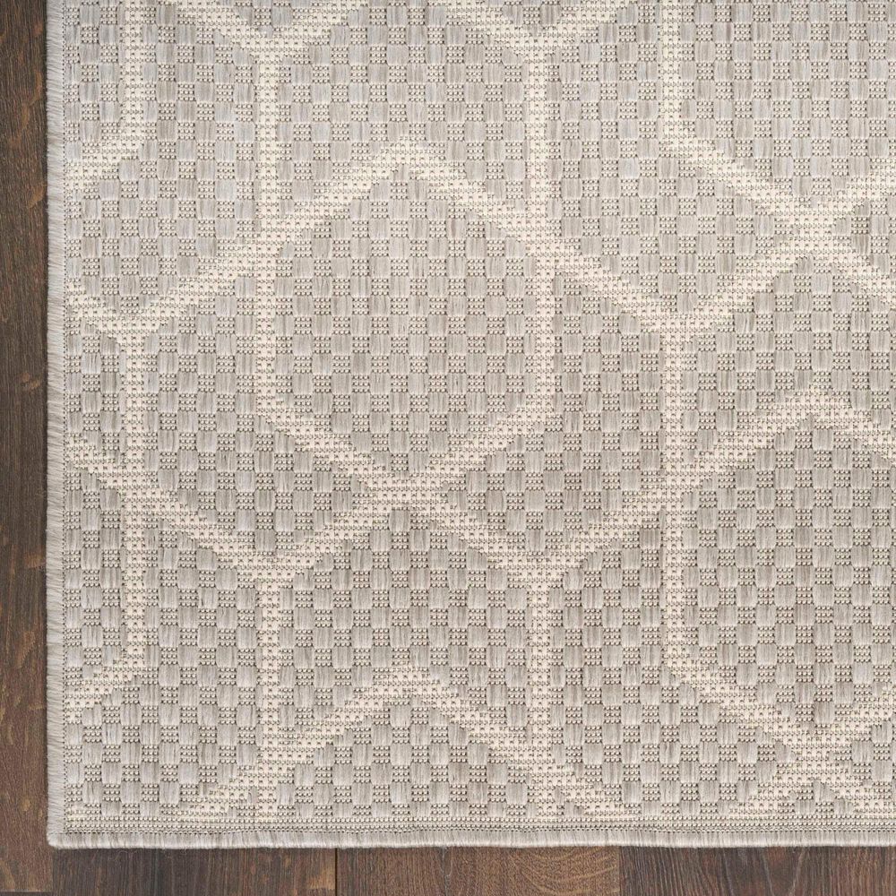 Nourison Horizon HOZ01 Grey 10&#39; x 14&#39; Indoor/Outdoor Area Rug, , large