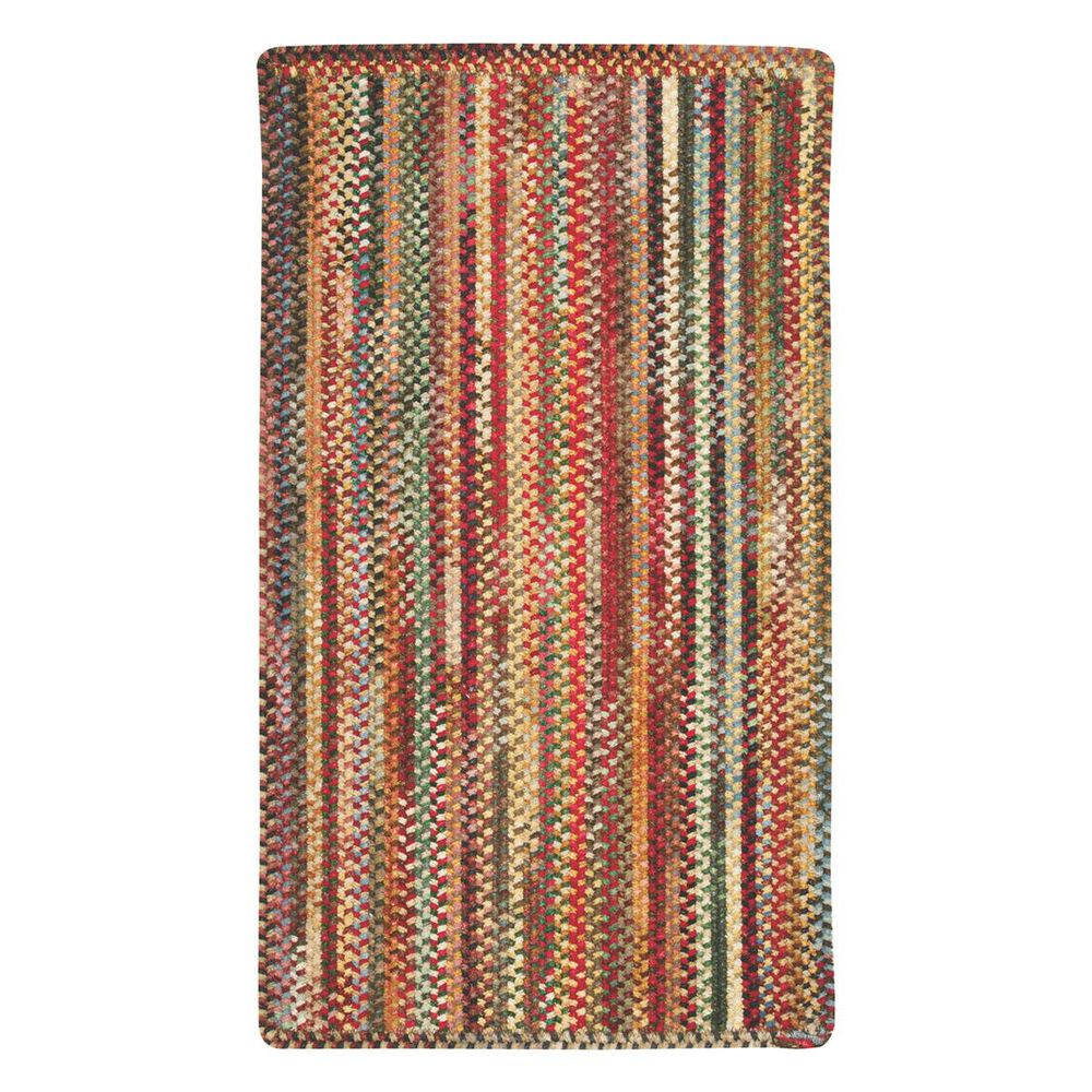 Capel Cambridge 0442-900 2" x 3" Vertical Stripe Multi Scatter Rug, , large