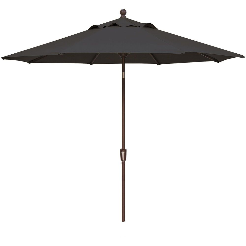 Garden Party 9 Push Button Tilt Umbrella with Stand, , large