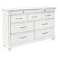 Ashley Kanwyn 9 Drawer Dresser in Distressed Whitewash, , large