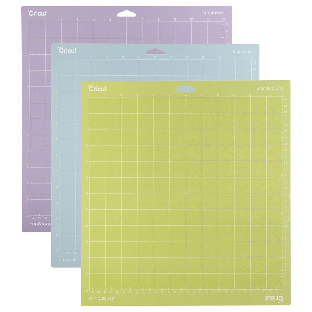 Cricut 12" x 12" Machine Mat Variety Pack in Multicolor (Set of 3), , large